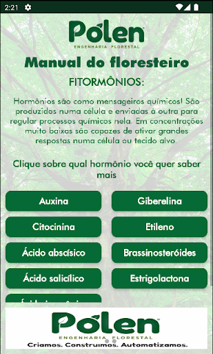 Android application Manual do Floresteiro screenshort