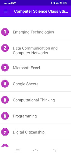 Computer Science 8th SNC Screen 2