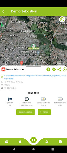 Exacto GPS Screen 3