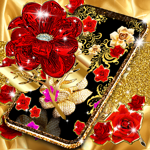 Download Gold rose live wallpaper (230).apk for Android 