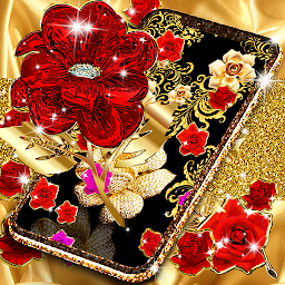 Icon image Gold rose live wallpaper