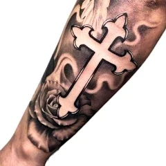 easy cross tattoo designs