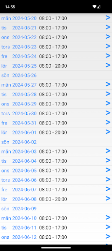 SoftOne Timer Screen 2