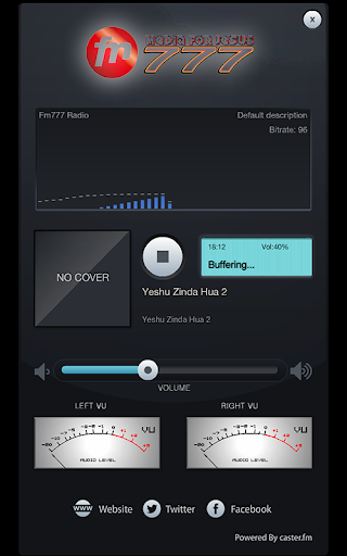 Android application Fm777 Radio Player screenshort