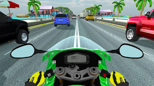 Highway Traffic Rider - 3D Bik