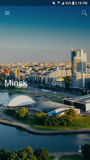 Android application Minsk Travel Guide screenshort
