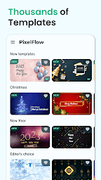 PixelFlow: Intro Video maker