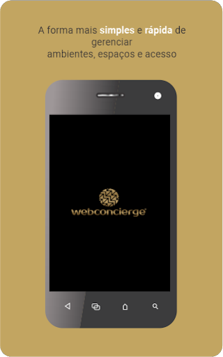 Android application WebConcierge screenshort