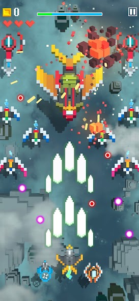 Sky Wings: Pixel Fighter 3D banner