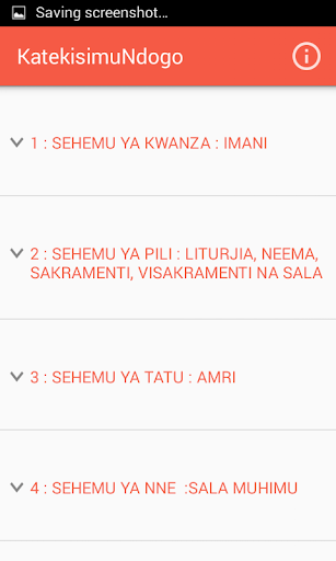 Katekisimu Ndogo Screen 2