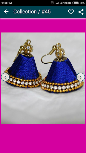 Silk Thread Jewellery Designs