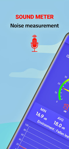 Android application Sound Meter - dB measurement screenshort