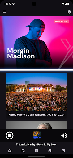 Android application Nexus Radio App screenshort