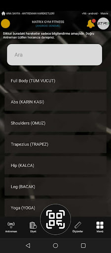 Matrix Sport Fitness Screen 3