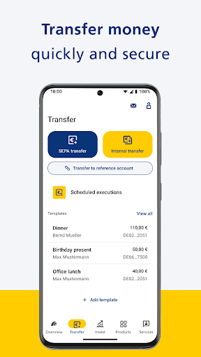 Screenshot of Postbank