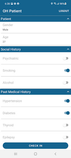 OH Patient Screen 2