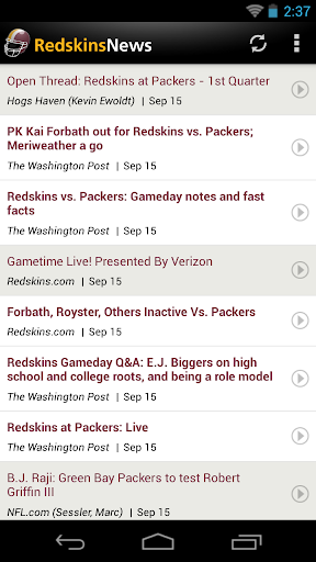 Washington Football News