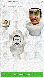 Skibidi Toilet stickers