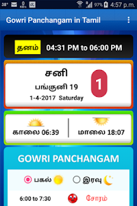 Gowri Panchangam in Tamil Unknown