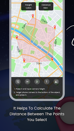 Distance & Height Measurement Screen 3