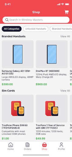 Android application Wireless Masters screenshort