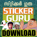 Cover Image of Tải xuống Hơn 5000+ Tamil Malayalam WA Hình dán meme StickerGURU  APK