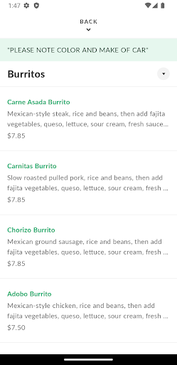 Roxannes Taqueria Screen 3