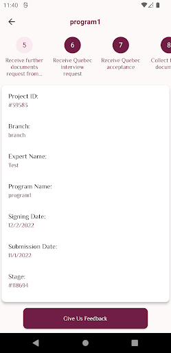 Screenshot of Reach Immigration