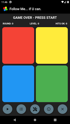 Android application Follow Me If U Can! screenshort