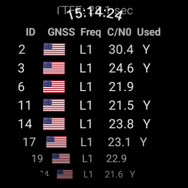 GnssLogger App Screenshot