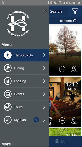 Screenshot of Visit Harrisonburg VA!