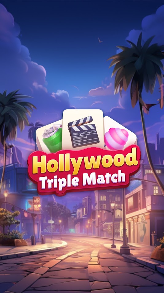 #1. Hollywood Triple Match (Android) Podle: Mad Brain Games LTD