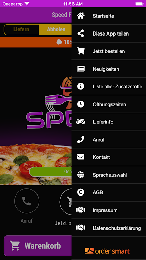 Speed Food Graz Screen 3