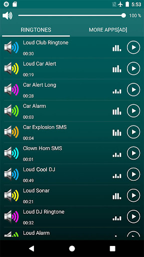 Loud Ringtones Screen 2
