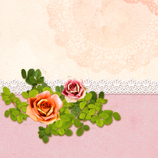 Girly Wallpaper Antique Rose logo