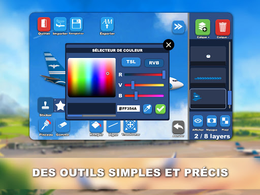 Code Triche Airlines Painter APK MOD (Astuce) 6