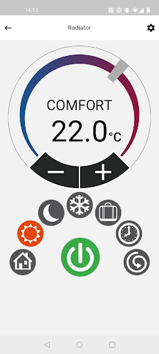 Android application Comfort One screenshort