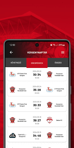 Veszprém Handball Club Screen 2