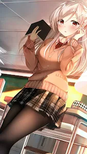 Wallpaper Gadis Anime Seksi