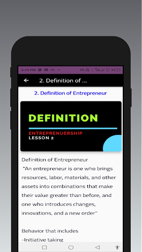 Entrepreneurship Skills Screen 2