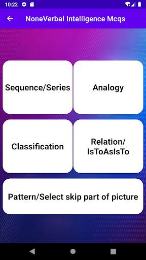 Intelligence Mcqs Test Screen 3