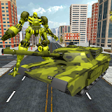 US Army Tank Transform Robot icon