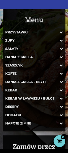 Android application Mavi Restaurant screenshort