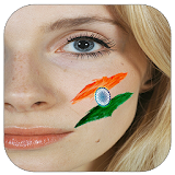 Flag Face Photo Frame INDIA icon