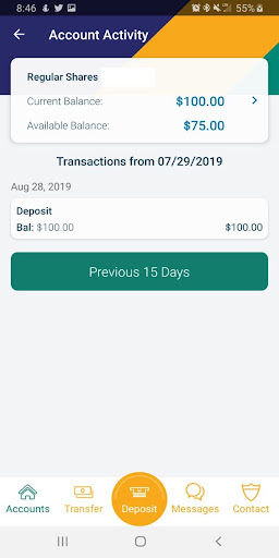 SWECU Mobile App Screen 3