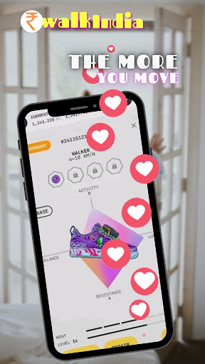 Android application Walk India - Walk & Earn screenshort