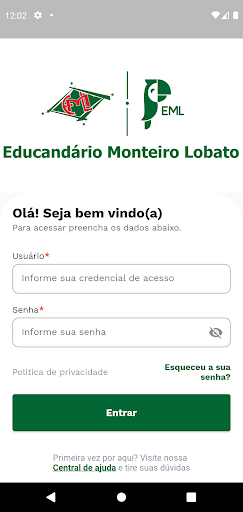 Android application Educandário Monteiro Lobato screenshort
