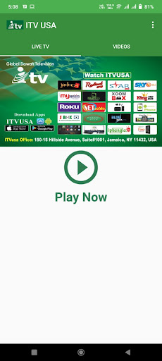 Android application ITVUSA screenshort