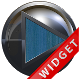Poweramp Widget Lightblue Wood icon