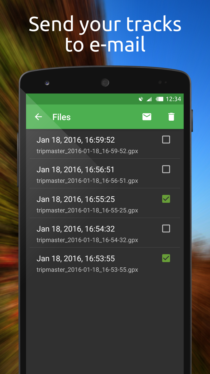 Android application Off-road Tripmeter 4x4 screenshort
